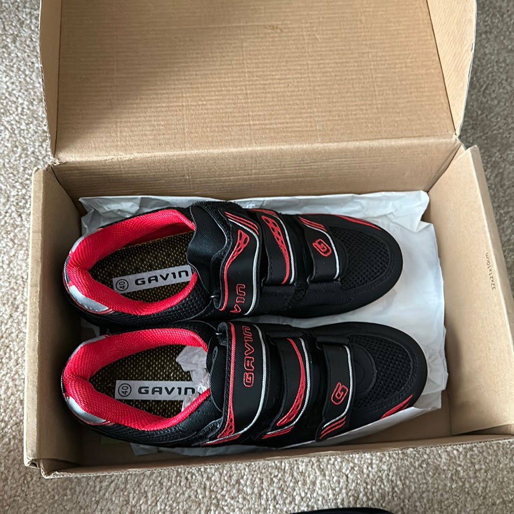 Gavin spin peloton bike cycling shoes size 40 (womens 8) NEW